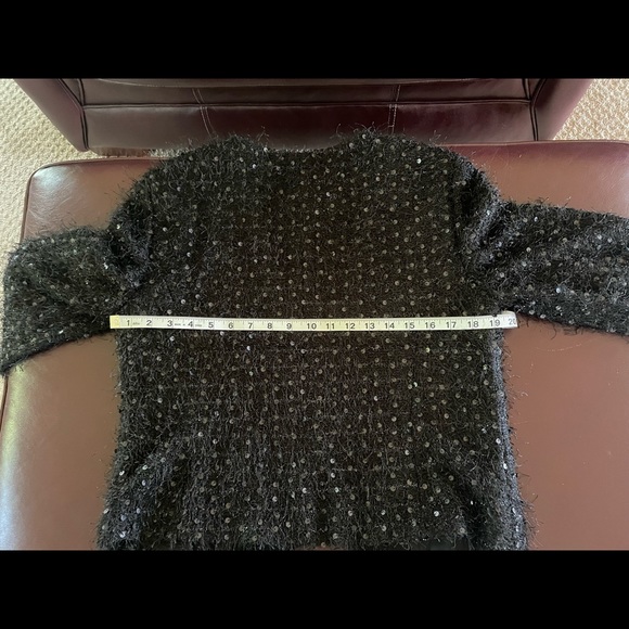 LOFT Black Sequin Jacket-NWT - Picture 10 of 12